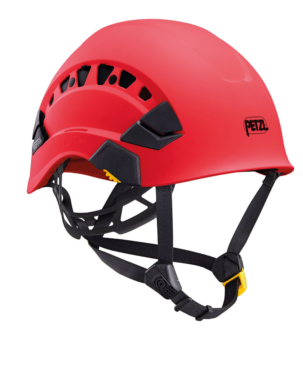 Petzl safety helmets, showcasing durable construction and ergonomic design.